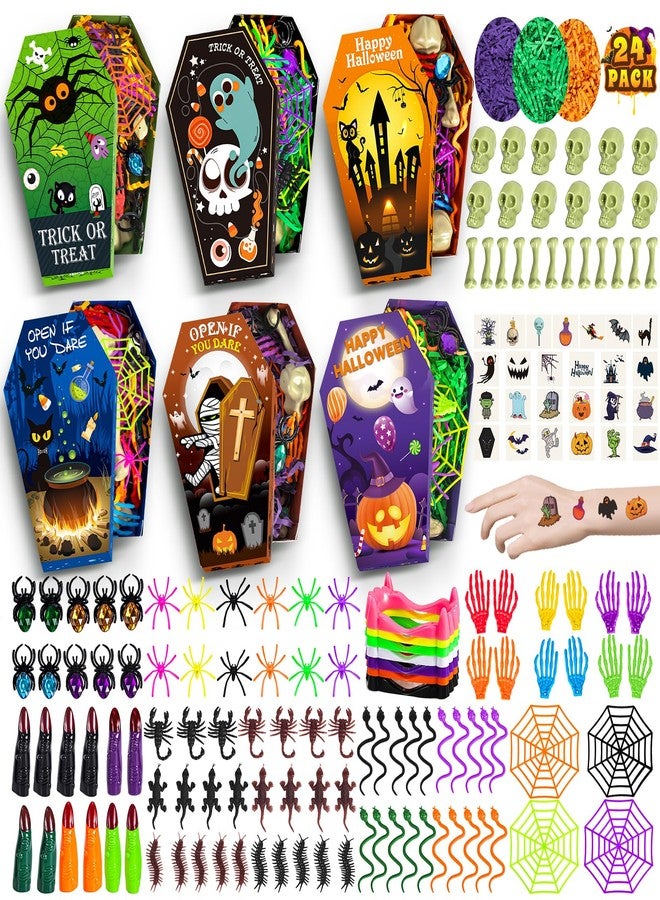 spring flower SpringFlower 269Pcs Halloween Party Favors Bulk, Halloween Party Supplies, Goodie Bags Stuffers, Halloween-Themed Toys for Trick or Treat Classroom Prizes Gifts for Kids - Image 1